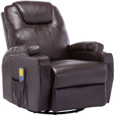 Chaise de Massage Électrique VidaXL - Marron - Fauteuil de Massage - Publicité Chaise de Massage Électrique VidaXL - Marron - Fauteuil de Massage - Publicité