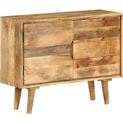 Aparador de madera de mango 90x30x69cm - Mueble de salón Aparador de madera de mango 90x30x69cm - Mueble de salón