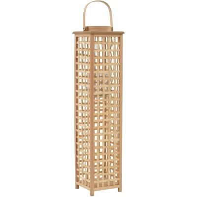 vidaXL Hängende Kerzenlaterne Halter Bambus Natur - Kerzenlaternenhalter vidaXL Hängende Kerzenlaterne Halter Bambus Natur - Kerzenlaternenhalter
