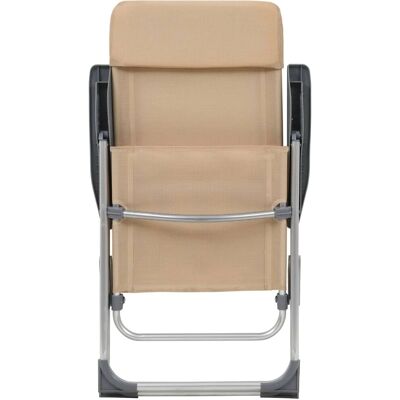 Maisonchic Modello - Sedie da camping pieghevoli - Confezione da 4 - Crema - Alluminio leggero Maisonchic Modello - Sedie da camping pieghevoli - Confezione da 4 - Crema - Alluminio leggero