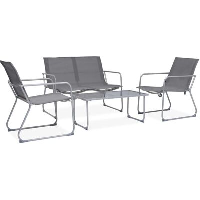 VidaXL 44351 Outdoor Furniture Set - Grau VidaXL 44351 Outdoor Furniture Set - Grau