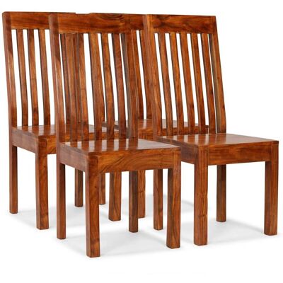 vidaXL 275273 Moderne massieve houten eetkamerstoel - Stoel vidaXL 275273 Moderne massieve houten eetkamerstoel - Stoel