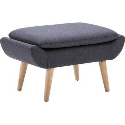 vidaXL Hocker - Stoffüberzug - 73x43x42 cm - Dunkelgrau vidaXL Hocker - Stoffüberzug - 73x43x42 cm - Dunkelgrau