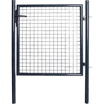 vidaXL Gaas Tuinpoort Grijs - Tuinpoort vidaXL Gaas Tuinpoort Grijs - Tuinpoort