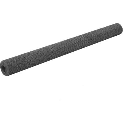 vidaXL Grau Stahl Geflügelzaun 1,5m - Zaun vidaXL Grau Stahl Geflügelzaun 1,5m - Zaun