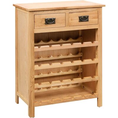 vidaXL 247043 Weinkrack aus Eiche und MDF - Holz Brown vidaXL 247043 Weinkrack aus Eiche und MDF - Holz Brown