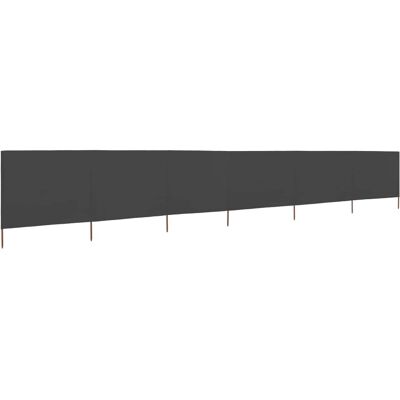 vidaXL 6-teiliges Windschutz Grau - Camping & Garten Windschutz vidaXL 6-teiliges Windschutz Grau - Camping & Garten Windschutz