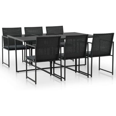 VidaXL 44444 Gartenmöbelset - Schwarz VidaXL 44444 Gartenmöbelset - Schwarz