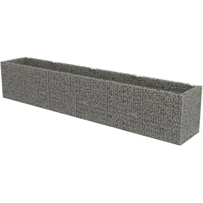 vidaXL Hochbeet aus verzinktem Stahl - 540x90x100 cm vidaXL Hochbeet aus verzinktem Stahl - 540x90x100 cm