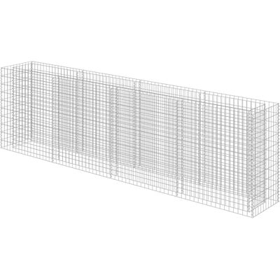 vidaXL Cama Elevada de Malla Galvanizada - Jardín, 360x50x100 cm vidaXL Cama Elevada de Malla Galvanizada - Jardín, 360x50x100 cm