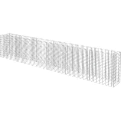 vidaXL Galvanized Steel Raised Bed - 540x50x100 cm vidaXL Galvanized Steel Raised Bed - 540x50x100 cm