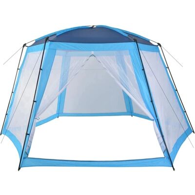 Tente de piscine en tissu vidaXL 500x433x250cm Bleue - Abri de plage - Publicité Tente de piscine en tissu vidaXL 500x433x250cm Bleue - Abri de plage - Publicité