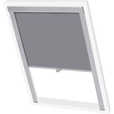 vidaXL Verdunkelungsrollo Grau CK04 - Fenstervorhang vidaXL Verdunkelungsrollo Grau CK04 - Fenstervorhang