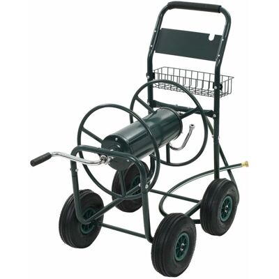 HOD Health & Home Stahlgarten Schlauchaufroller mit 1/2" Anschluss - 75M HOD Health & Home Stahlgarten Schlauchaufroller mit 1/2" Anschluss - 75M