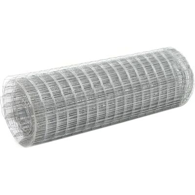 vidaXL Garten Drahtzaun - 19 x 19 mm Verzinkt Stahl vidaXL Garten Drahtzaun - 19 x 19 mm Verzinkt Stahl