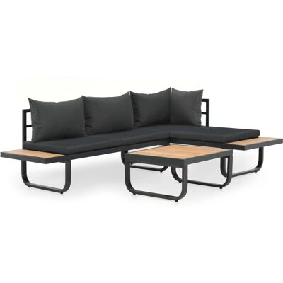Maisonchic Modell - Ecksofa-Set mit Kissen - Garteneinrichtung Maisonchic Modell - Ecksofa-Set mit Kissen - Garteneinrichtung