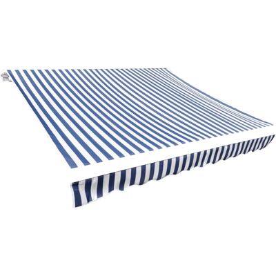 vidaXL Blau & Weiß Markisenbespannung - Sonnenschutz vidaXL Blau & Weiß Markisenbespannung - Sonnenschutz
