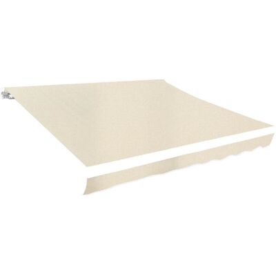 vidaXL Markisenbespannung Canvas Creme 350x250 cm - Sonnenschutz vidaXL Markisenbespannung Canvas Creme 350x250 cm - Sonnenschutz
