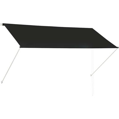 vidaXL ausziehbare Markise 250x150cm Anthrazit - Wetterfester Sonnenschutz vidaXL ausziehbare Markise 250x150cm Anthrazit - Wetterfester Sonnenschutz