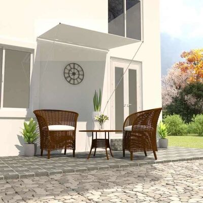 vidaXL Markise 150x150cm Creme - Sonnenschutz vidaXL Markise 150x150cm Creme - Sonnenschutz