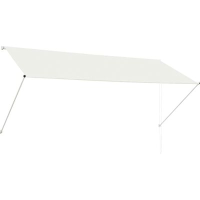 vidaXL Tenda Retrattile 300x150cm Crema - Protezione Solare vidaXL Tenda Retrattile 300x150cm Crema - Protezione Solare