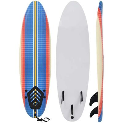 vidaXL Surfbræt 170cm Mosaik Begyndere Opdrift Surfing vidaXL Surfbræt 170cm Mosaik Begyndere Opdrift Surfing