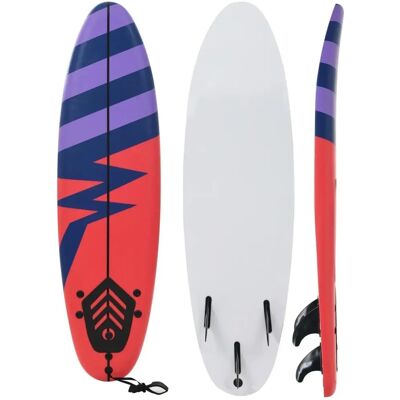 vidaXL Surfbræt 170cm Striber Begynder Oppdrift Surfing Bræt vidaXL Surfbræt 170cm Striber Begynder Oppdrift Surfing Bræt