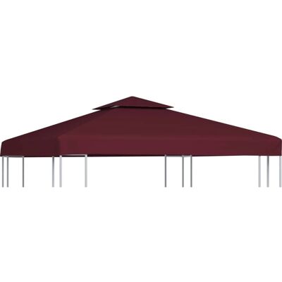 vidaXL Pavillon Dachabdeckung - Wasserabweisendes Polyester - 3x3 m - Weinrot vidaXL Pavillon Dachabdeckung - Wasserabweisendes Polyester - 3x3 m - Weinrot