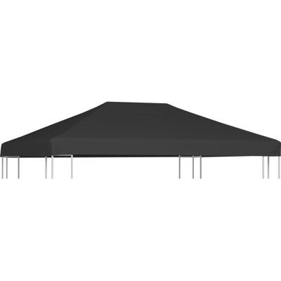 vidaXL Toit de Pavillon 4x3m Gris - Couverture Extérieure - Publicité vidaXL Toit de Pavillon 4x3m Gris - Couverture Extérieure - Publicité