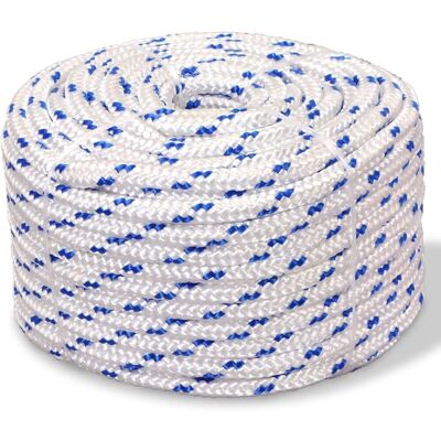 vidaXL Marine Rope 18 mm 50 m White and blue - Marine Rope vidaXL Marine Rope 18 mm 50 m White and blue - Marine Rope