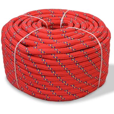 vidaXL Marine Rope Polypropylene 12 mm 250 m Rot - Seil vidaXL Marine Rope Polypropylene 12 mm 250 m Rot - Seil