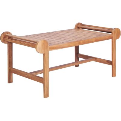 vidaXL Table basse en teck massif 100x50x45 cm - Mobilier extérieur - Publicité vidaXL Table basse en teck massif 100x50x45 cm - Mobilier extérieur - Publicité