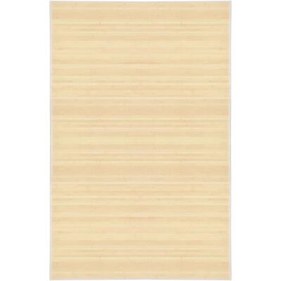 vidaXL Bambus Teppich 100x160cm Natur - Teppich vidaXL Bambus Teppich 100x160cm Natur - Teppich