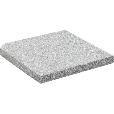 vidaXL Regenschirmgewicht Platte Granit 25 kg Quadratisch Grau - Regenschirmgewicht Platte vidaXL Regenschirmgewicht Platte Granit 25 kg Quadratisch Grau - Regenschirmgewicht Platte