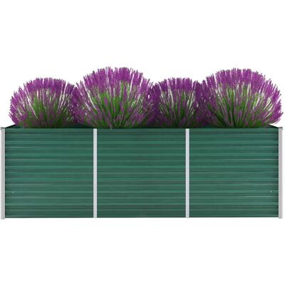 vidaXL Gartenhochbeet - Verzinkter Stahl - 240x80x77 cm - Grün vidaXL Gartenhochbeet - Verzinkter Stahl - 240x80x77 cm - Grün