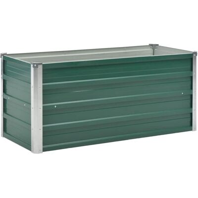 vidaXL Garten-Hochbeet Verzinkter Stahl 100x40x45 - Hochbeet vidaXL Garten-Hochbeet Verzinkter Stahl 100x40x45 - Hochbeet