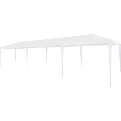vidaXL Feesttent 3x9m - Wit Buiten Tuin Gazebo vidaXL Feesttent 3x9m - Wit Buiten Tuin Gazebo