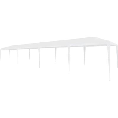 vidaXL Witte 3x12m Feesttent - Buiten Gazebo vidaXL Witte 3x12m Feesttent - Buiten Gazebo
