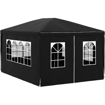 vidaXL Carpa de Fiesta 3x4m Antracita - Gazebo Jardín Exterior vidaXL Carpa de Fiesta 3x4m Antracita - Gazebo Jardín Exterior
