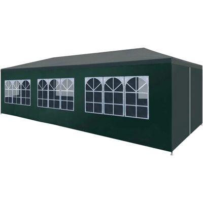 vidaXL Juego de Muebles de Jardín Carpa de Fiesta 3x9 m Verde vidaXL Juego de Muebles de Jardín Carpa de Fiesta 3x9 m Verde