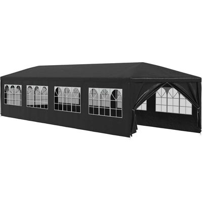 Tienda de fiesta vidaXL 3x12m Gris antracita - Gazebo exterior Tienda de fiesta vidaXL 3x12m Gris antracita - Gazebo exterior