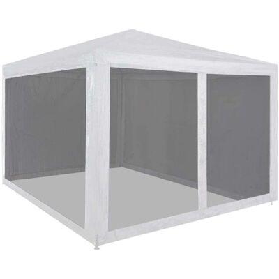 vidaXL Feesttent met gaaswanden 3x3m Outdoor tuinhuisje vidaXL Feesttent met gaaswanden 3x3m Outdoor tuinhuisje