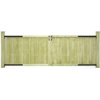 VIDAXL Gartentor Set - Grün - Rustikaler Charme VIDAXL Gartentor Set - Grün - Rustikaler Charme