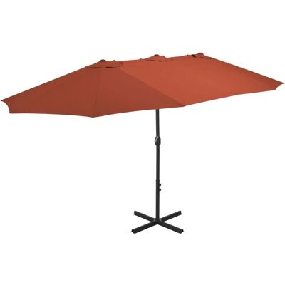 vidaXL Gartenschirm mit Aluminiumstange 460x270 cm - Gartenschirm vidaXL Gartenschirm mit Aluminiumstange 460x270 cm - Gartenschirm