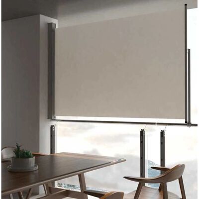 vidaXL 160x300cm Cremallera Retráctil Parasól Lateral - Side Awning vidaXL 160x300cm Cremallera Retráctil Parasól Lateral - Side Awning