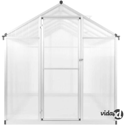 Serre en aluminium vidaXL 302x190x195 cm - Panneaux en polycarbonate résistants aux UV - Structure isolante thermique - Cadre en aluminium robuste - 5.74 m² - Serre Serre en aluminium vidaXL 302x190x195 cm - Panneaux en polycarbonate résistants aux UV - Structure isolante thermique - Cadre en aluminium robuste - 5.74 m² - Serre