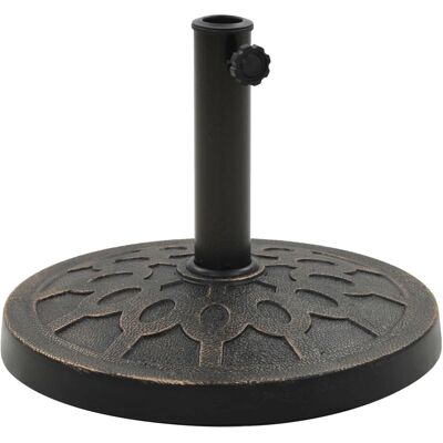 vidaXL - Bronze Round Polyresin 13kg - Parasoliaiha vidaXL - Bronze Round Polyresin 13kg - Parasoliaiha