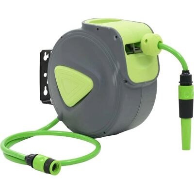 vidaXL Wasser-Schlauchaufroller Automatisch ausziehbar Wandmontage 10+1m Garten vidaXL Wasser-Schlauchaufroller Automatisch ausziehbar Wandmontage 10+1m Garten