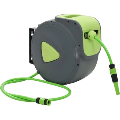 vidaXL Automatischer Wand-Wasserschlauchaufroller - 30+2 m vidaXL Automatischer Wand-Wasserschlauchaufroller - 30+2 m