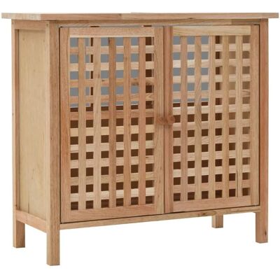 vidaXL Skab til vask i massivt valnøddetræ - 66x29x61 cm vidaXL Skab til vask i massivt valnøddetræ - 66x29x61 cm